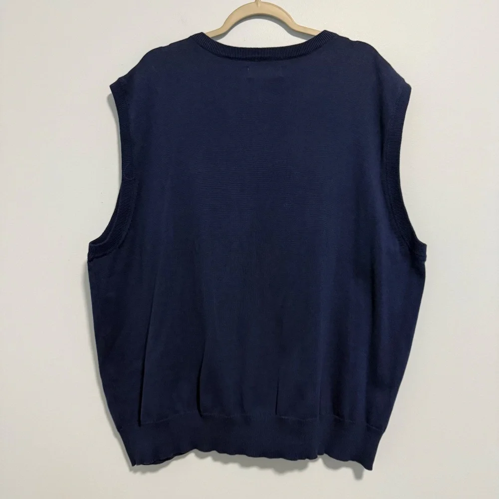 Saddlebred Men’s Plus Size XXL 100% Cotton Sleeveless V-neck‎ Vest
